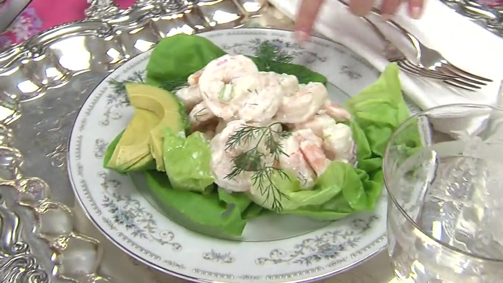 Image for story: RECIPES: Shrimp Salad & Strawberry Basil Spritzer