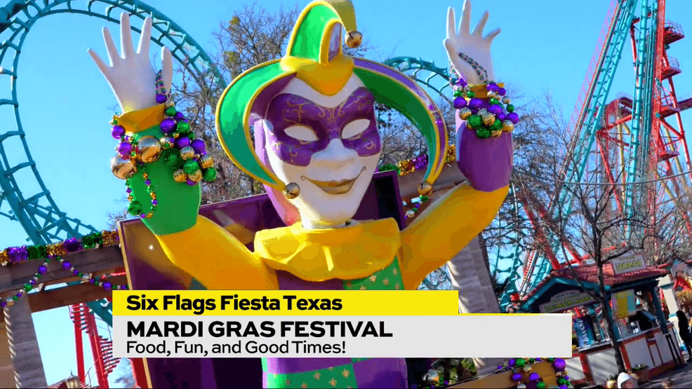 Image for story: What to expect from this year's Mardi Gras party at Six Flags Fiesta Texas